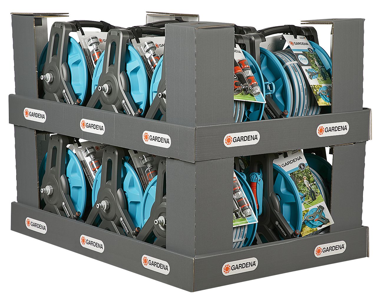 Soporte portamanguera mural 50 Classic GARDENA equipado