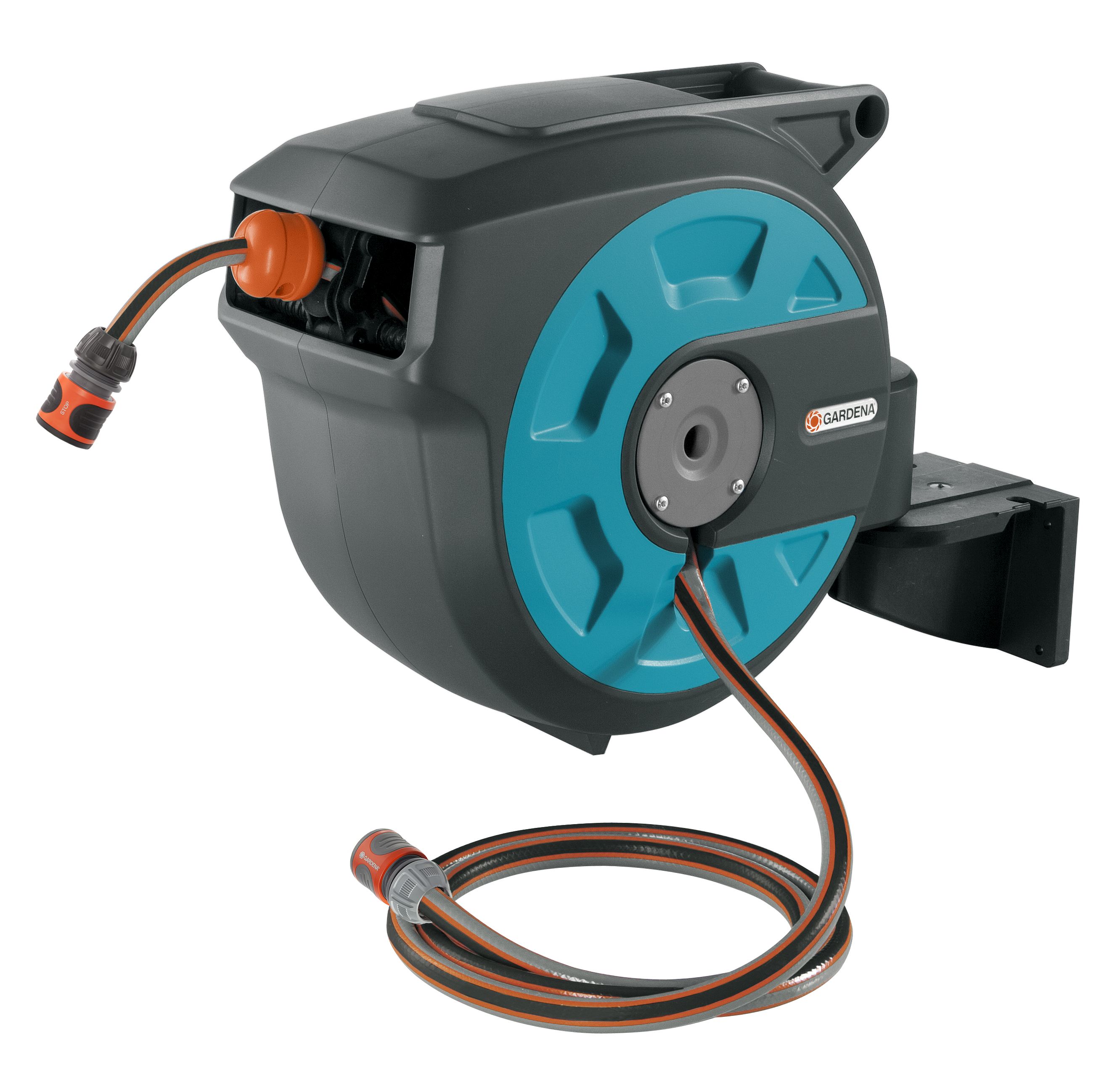 Soporte portamanguera mural roll-up automatic 15