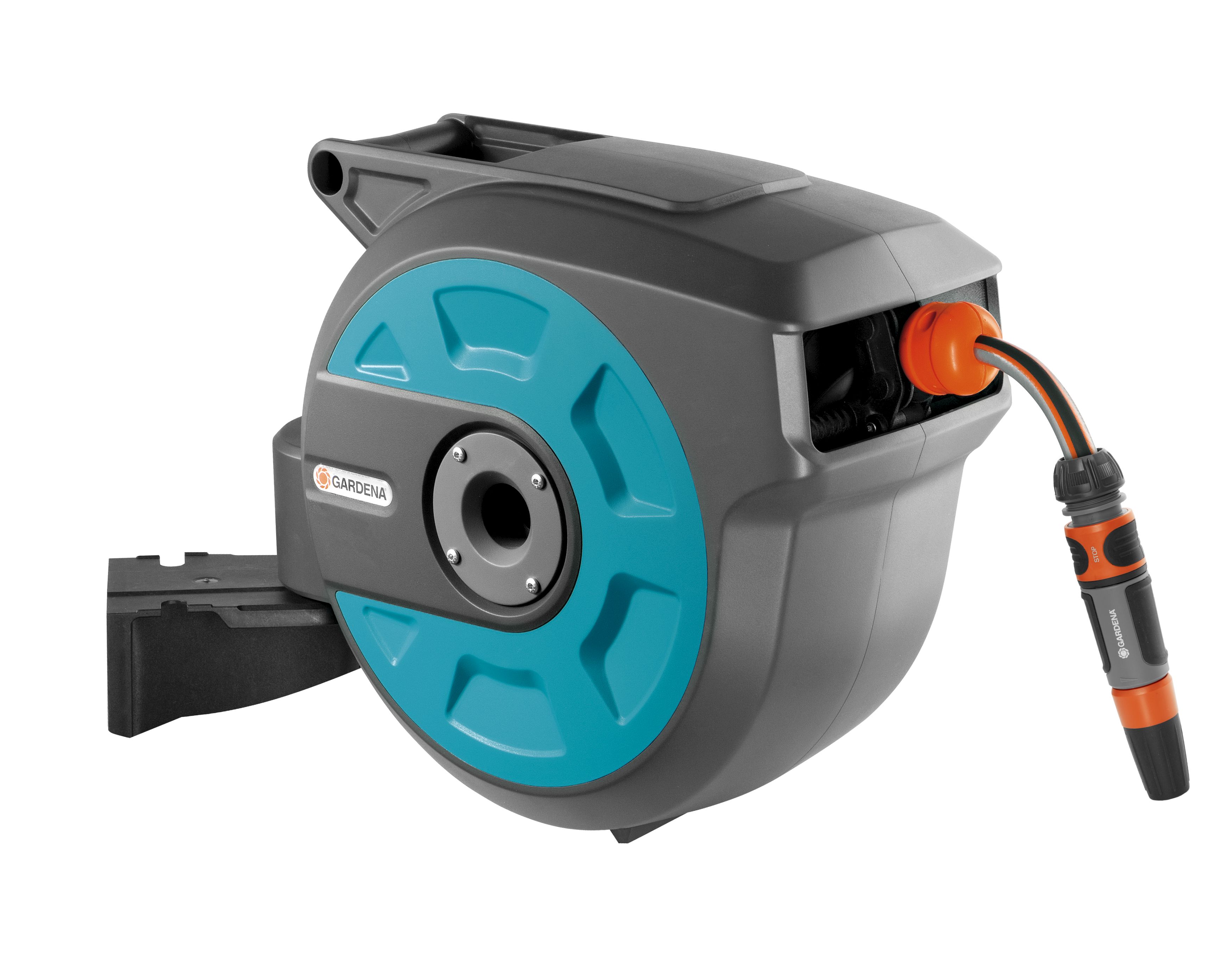 Soporte portamanguera mural roll-up automatic 15