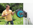 Soporte portamanguera mural roll-up automatic 35