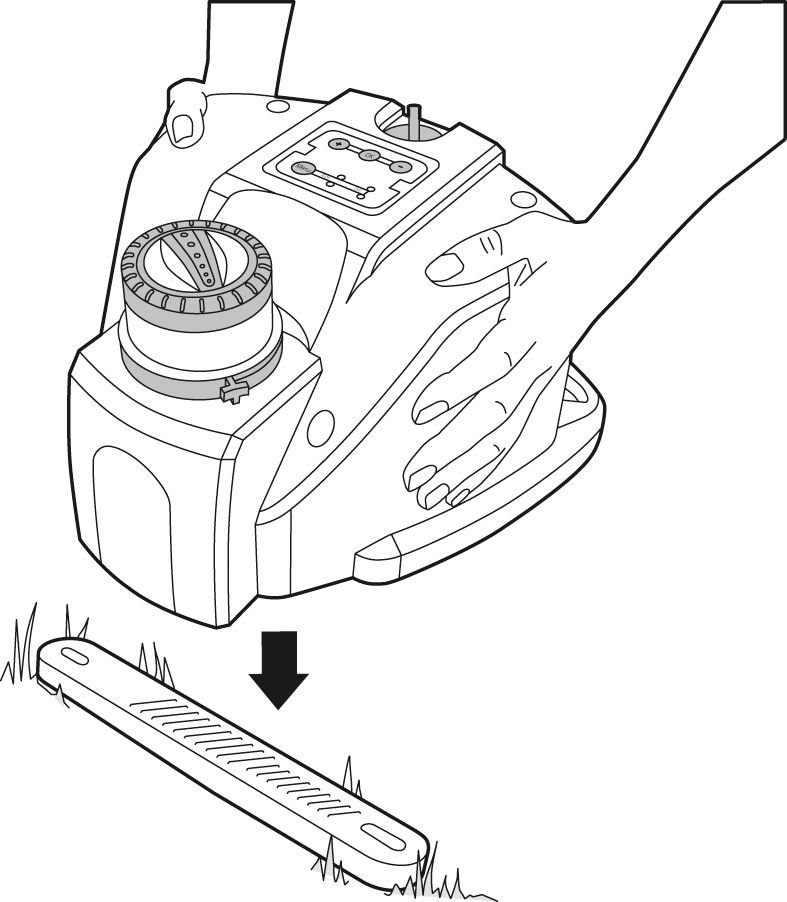 Aspersor para grandes superficies AquaContour automatic Comfort