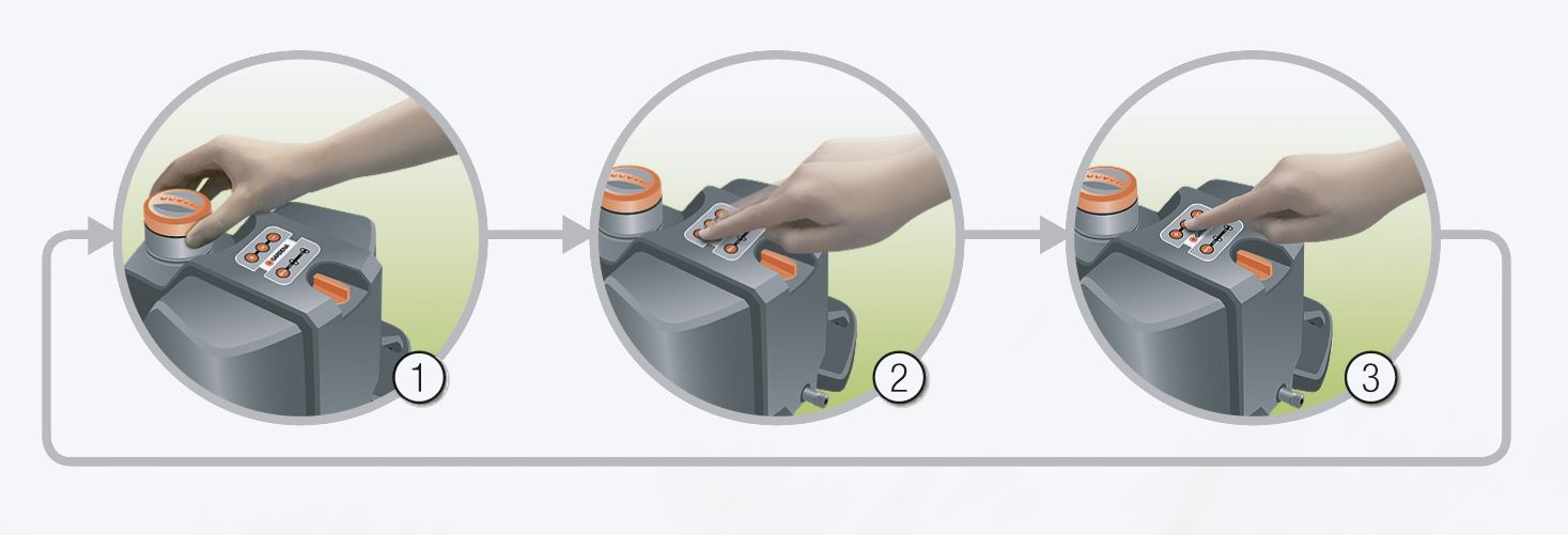 Aspersor para grandes superficies AquaContour automatic Comfort