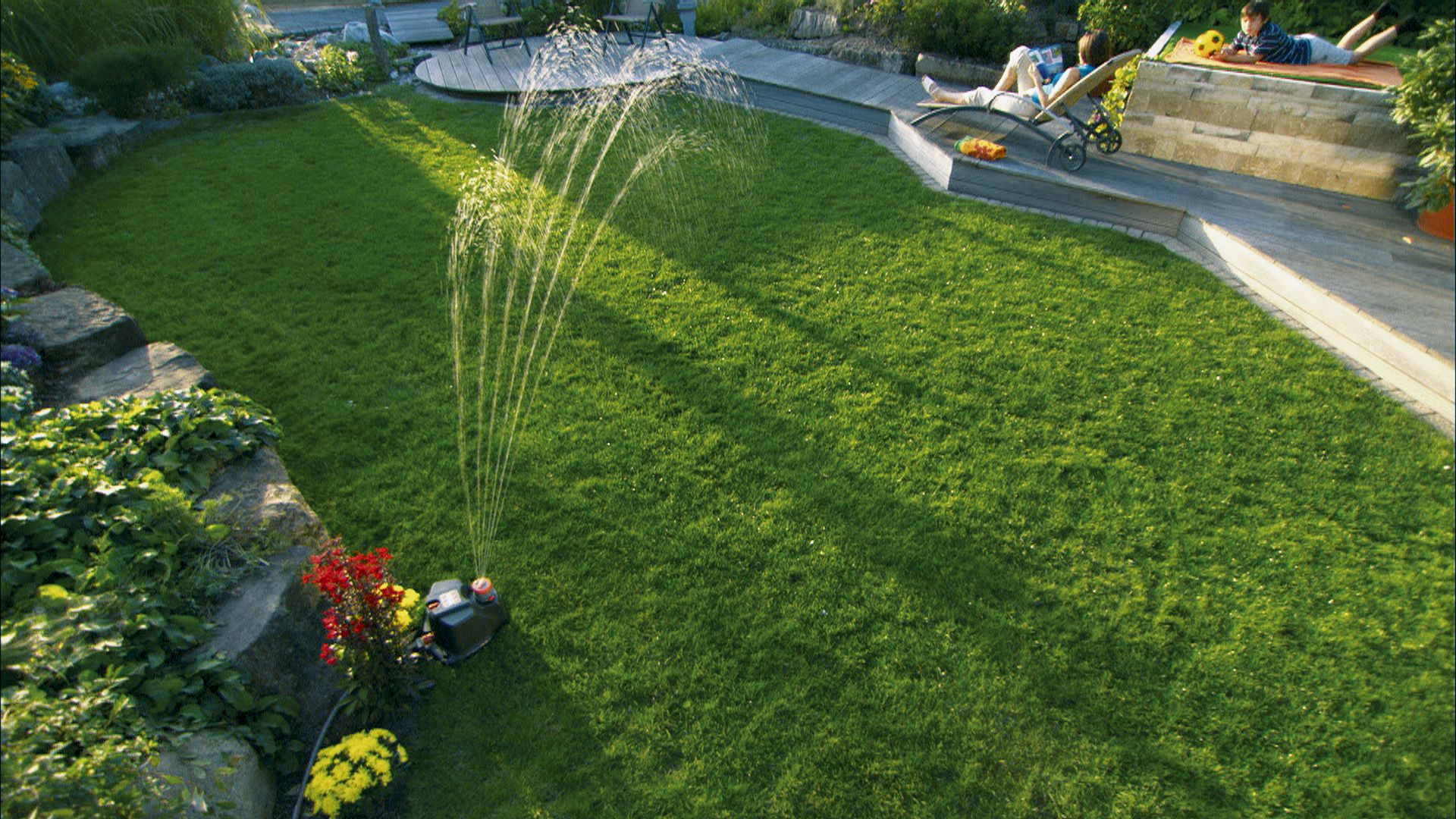 Aspersor para grandes superficies AquaContour automatic Comfort