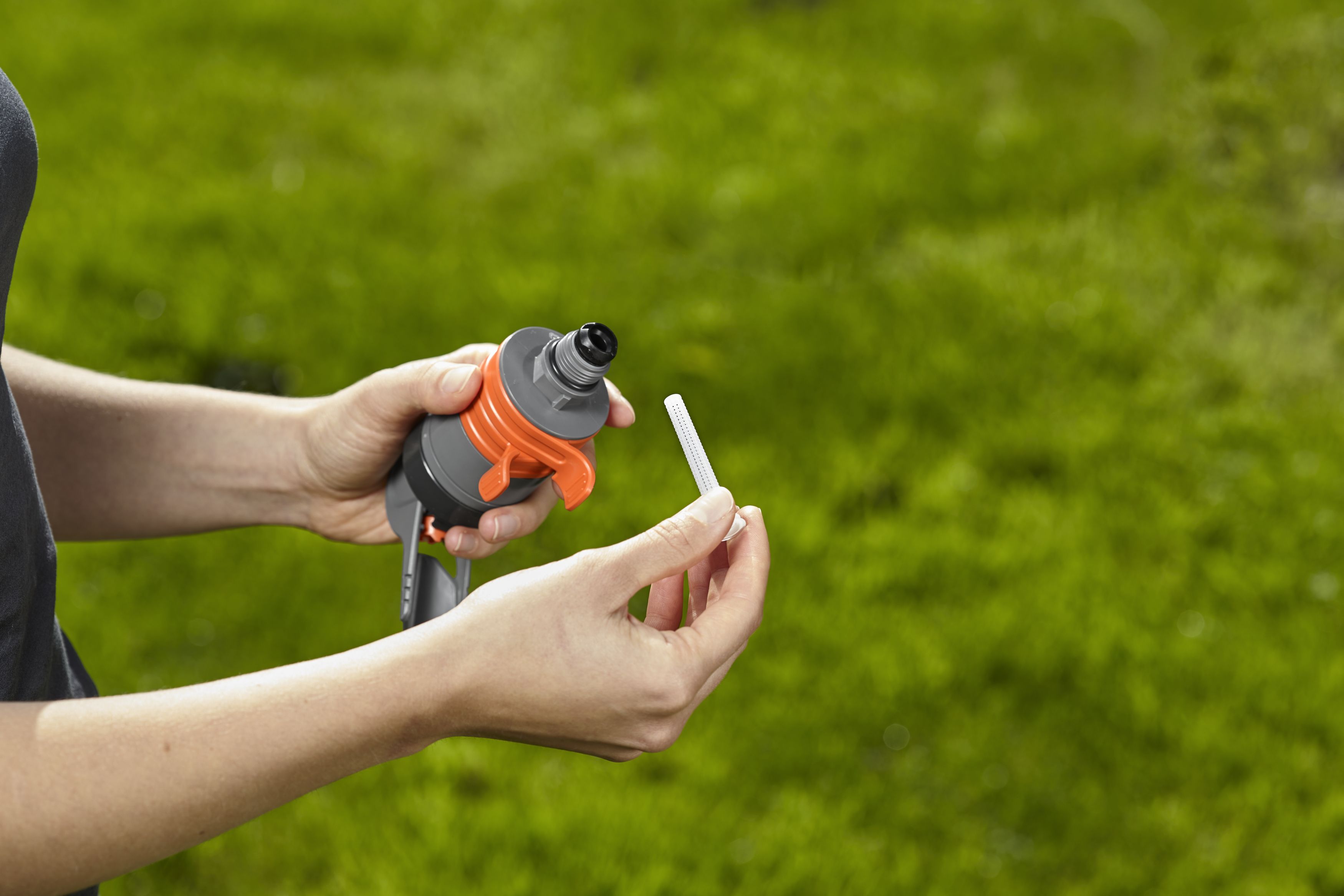 Aspersor con turbina sectorial con Base Comfort