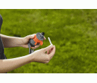 Aspersor con turbina sectorial con Base Comfort