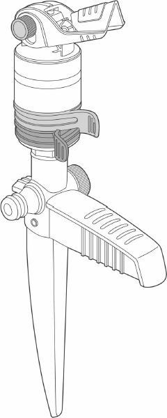 Aspersor con turbina sectorial Comfort