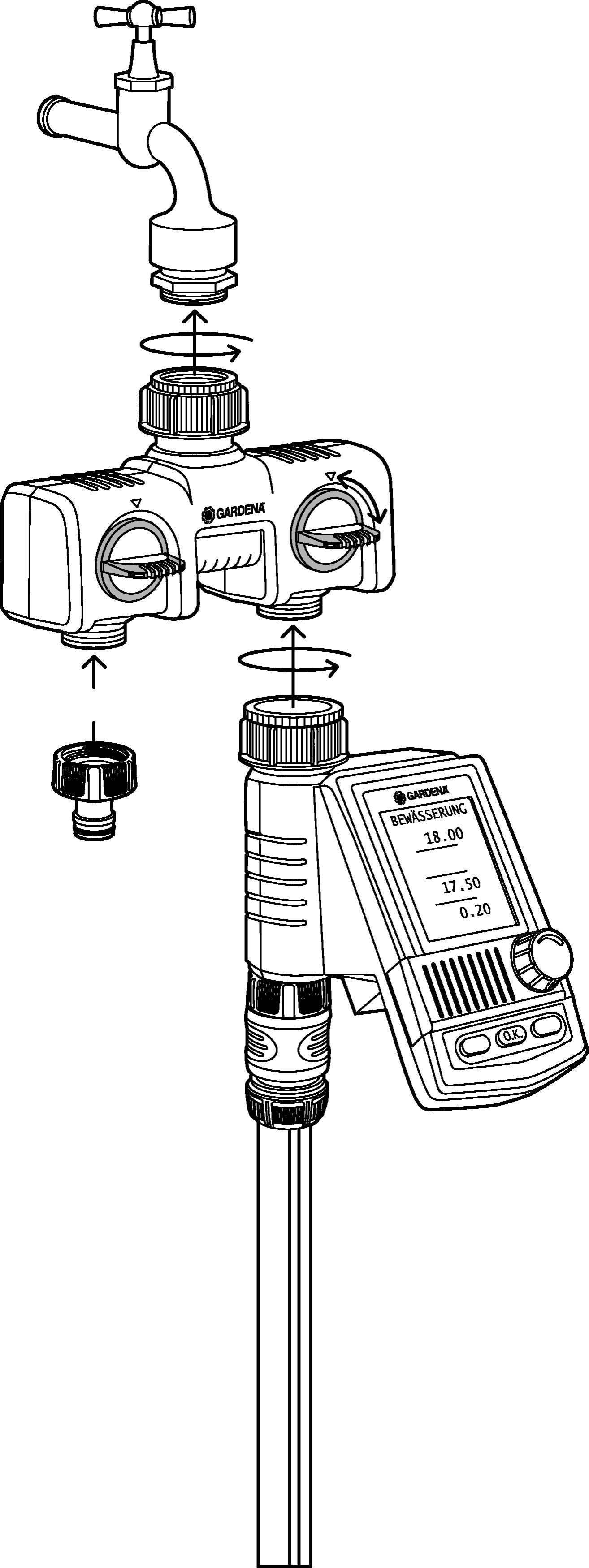 Distribuidor 2 vías
