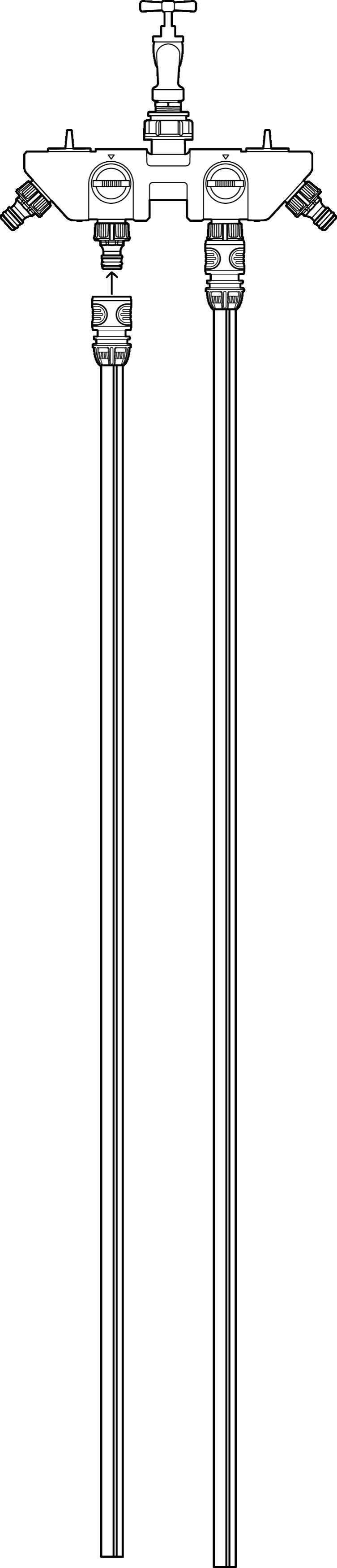 Distribuidor de cuatro vías