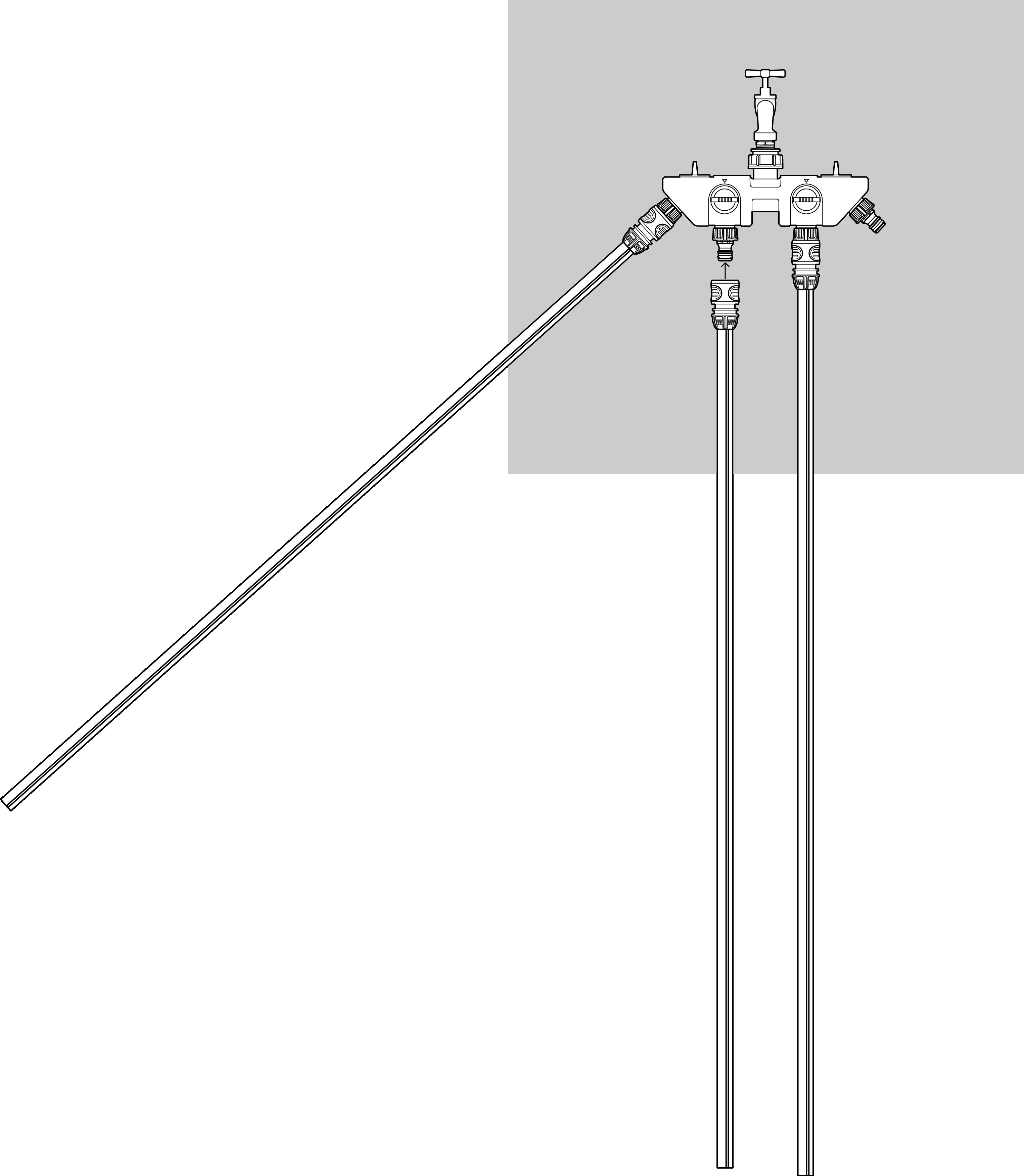 Distribuidor de cuatro vías