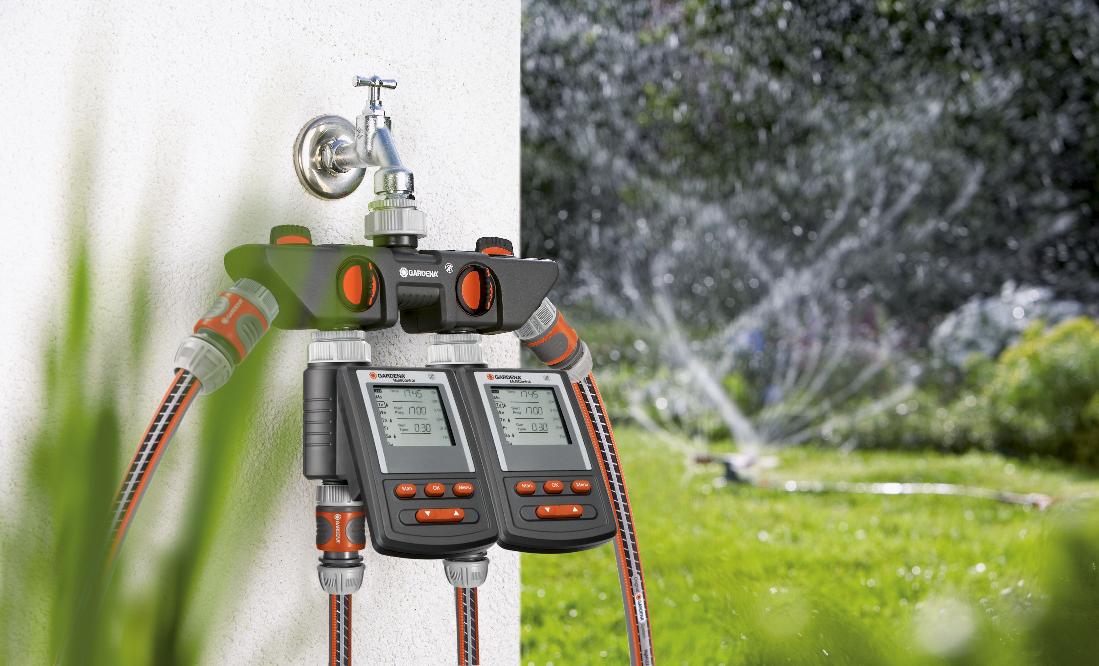 Distribuidor de cuatro vías