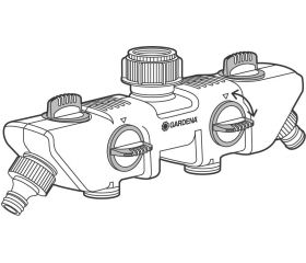 Distribuidor de cuatro vías