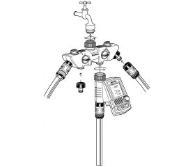 Distribuidor de cuatro vías