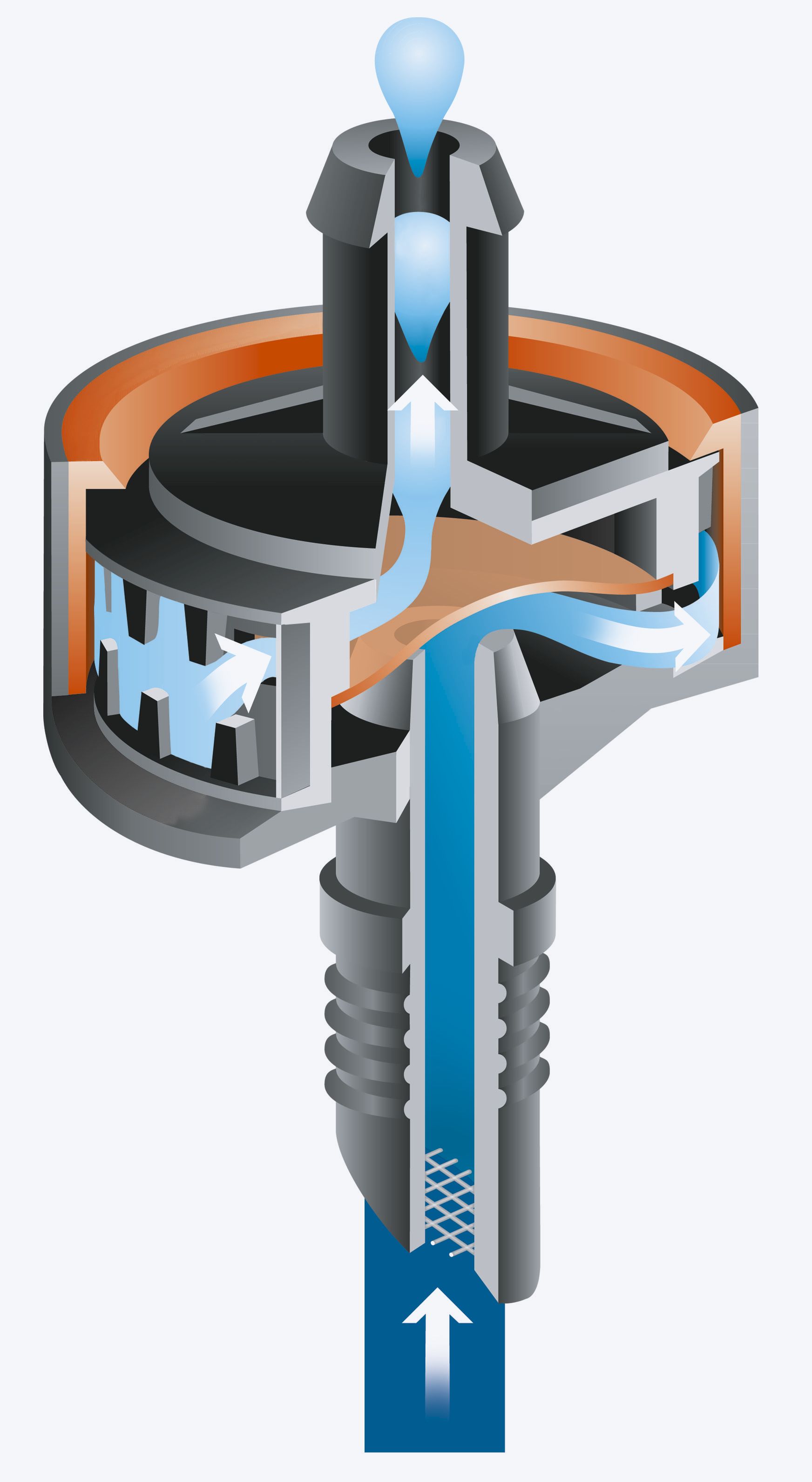 Gotero final regulador de caudal 2l/h