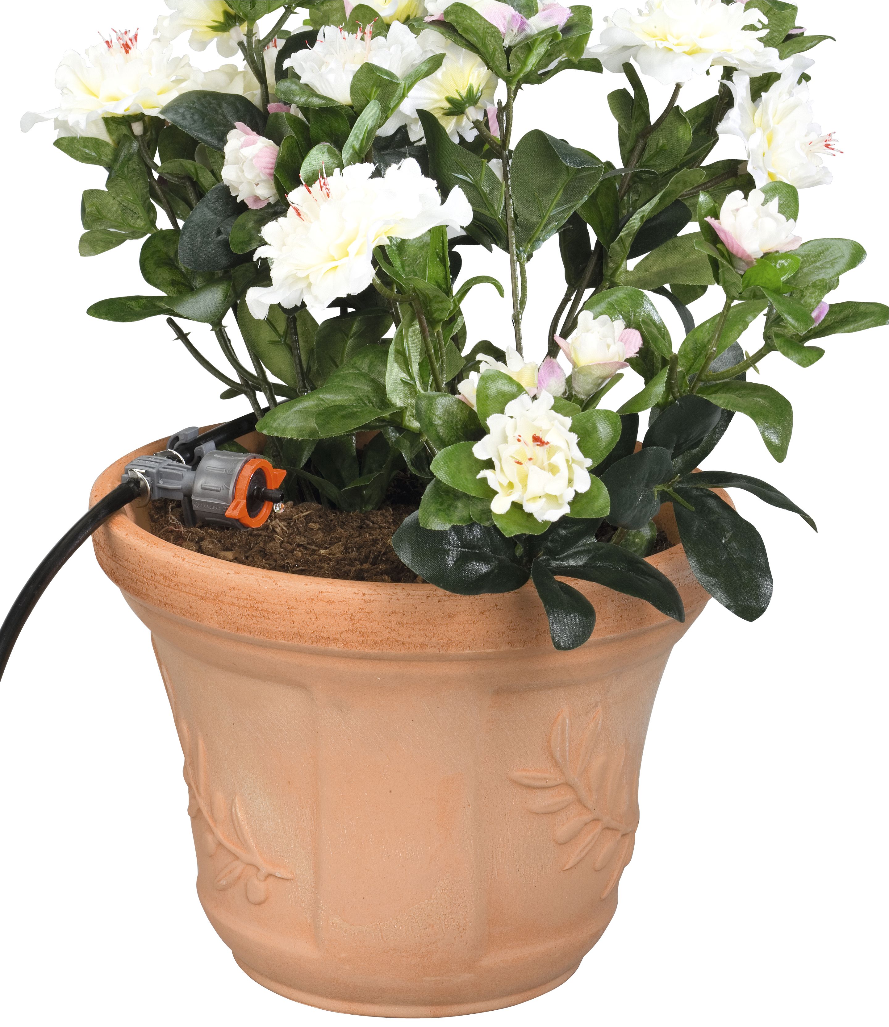 Gotero en línea ajustable regulador de presión