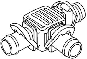 Pieza en T de 13 mm (1/2\\\")