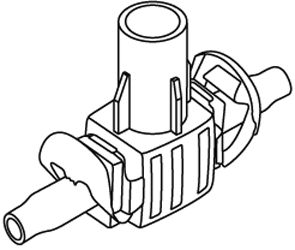 Derivación en T de 4,6 mm para microdifusores