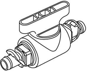 Válvula de cierre de 13 mm (1/2\\\")