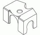 Caballete para tubo Micro-drip 13 mm