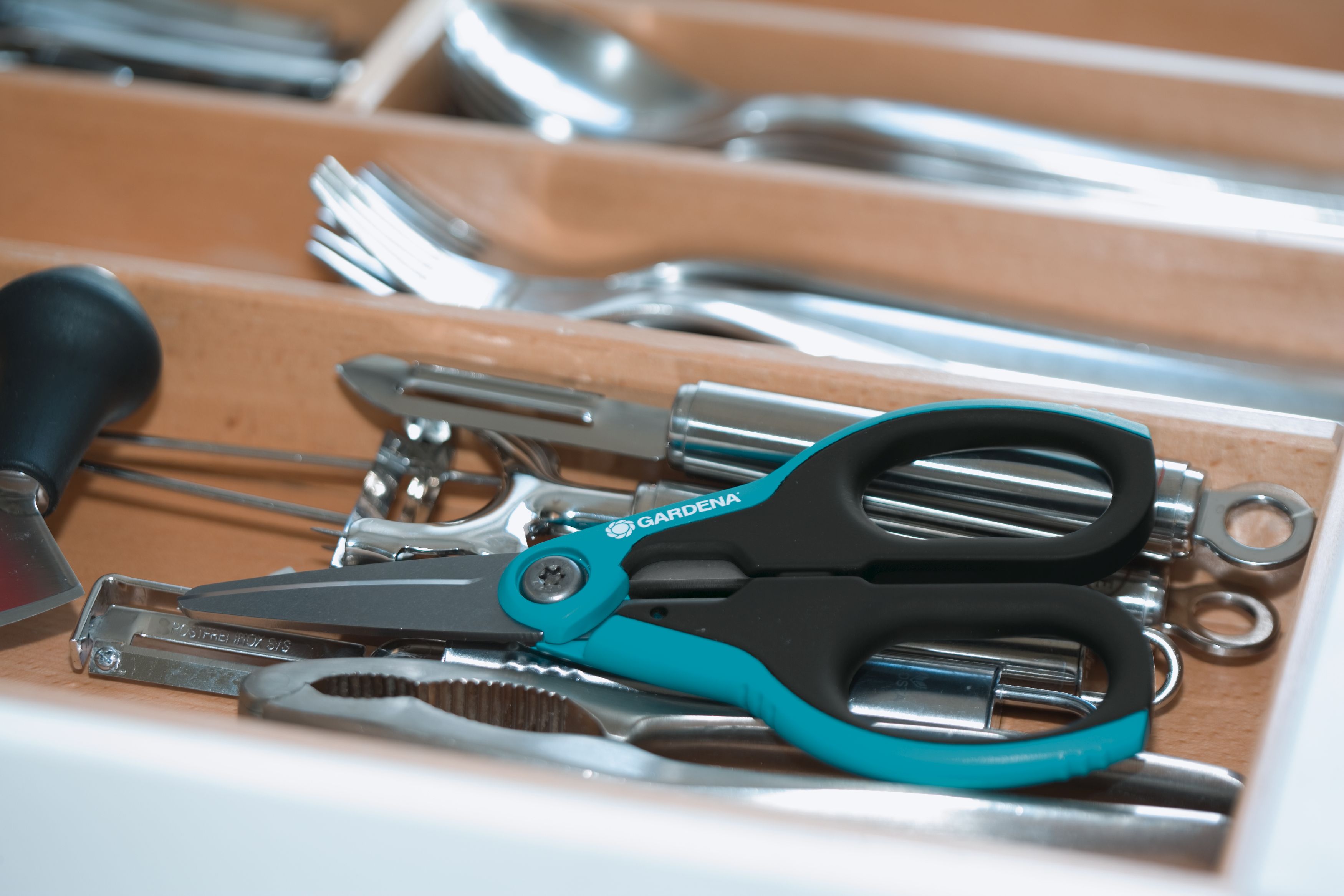 Tijeras multiuso GARDENA. Taejeta informativa