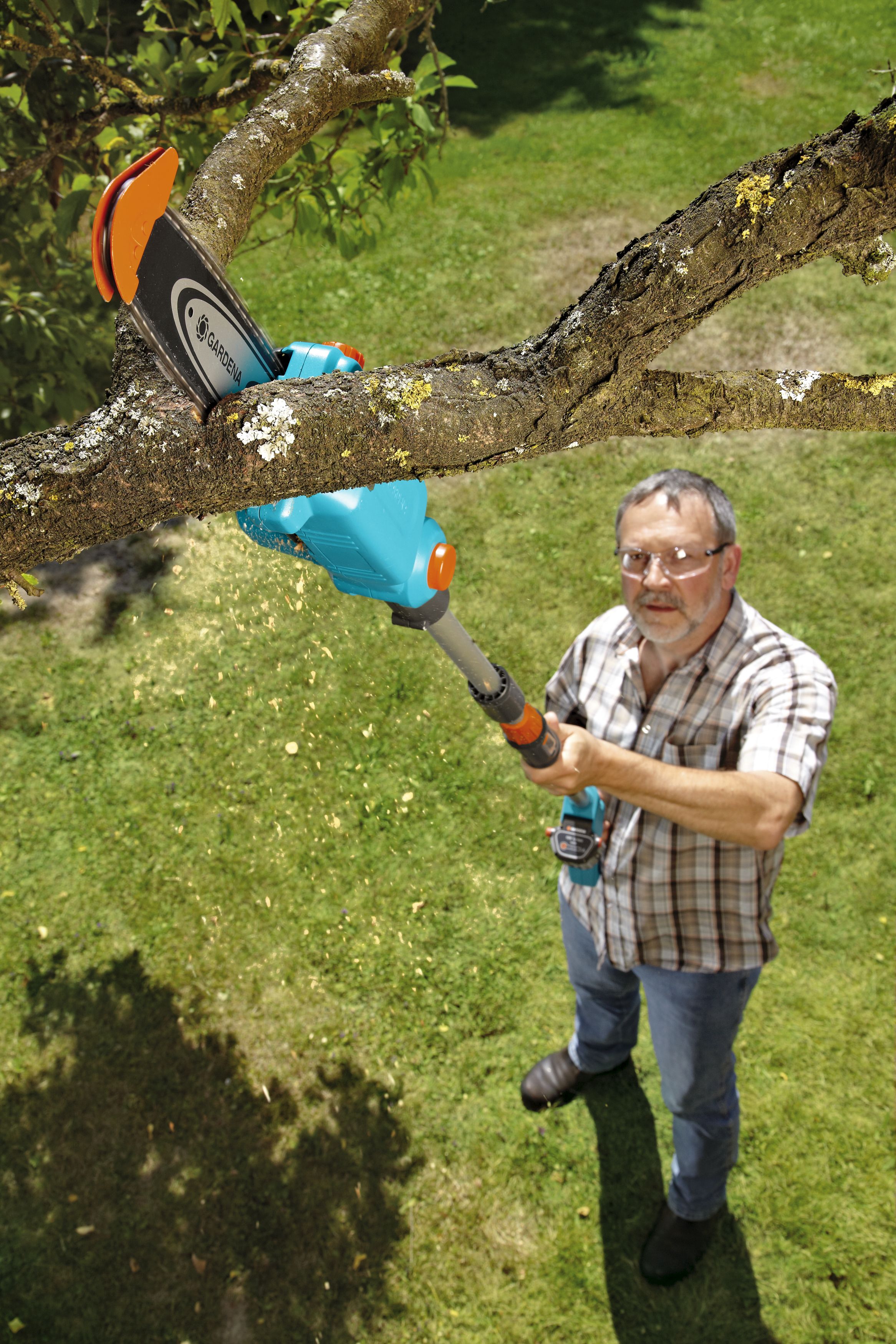 Sierra de pértiga telescópica con Accu TCS Li 18/20