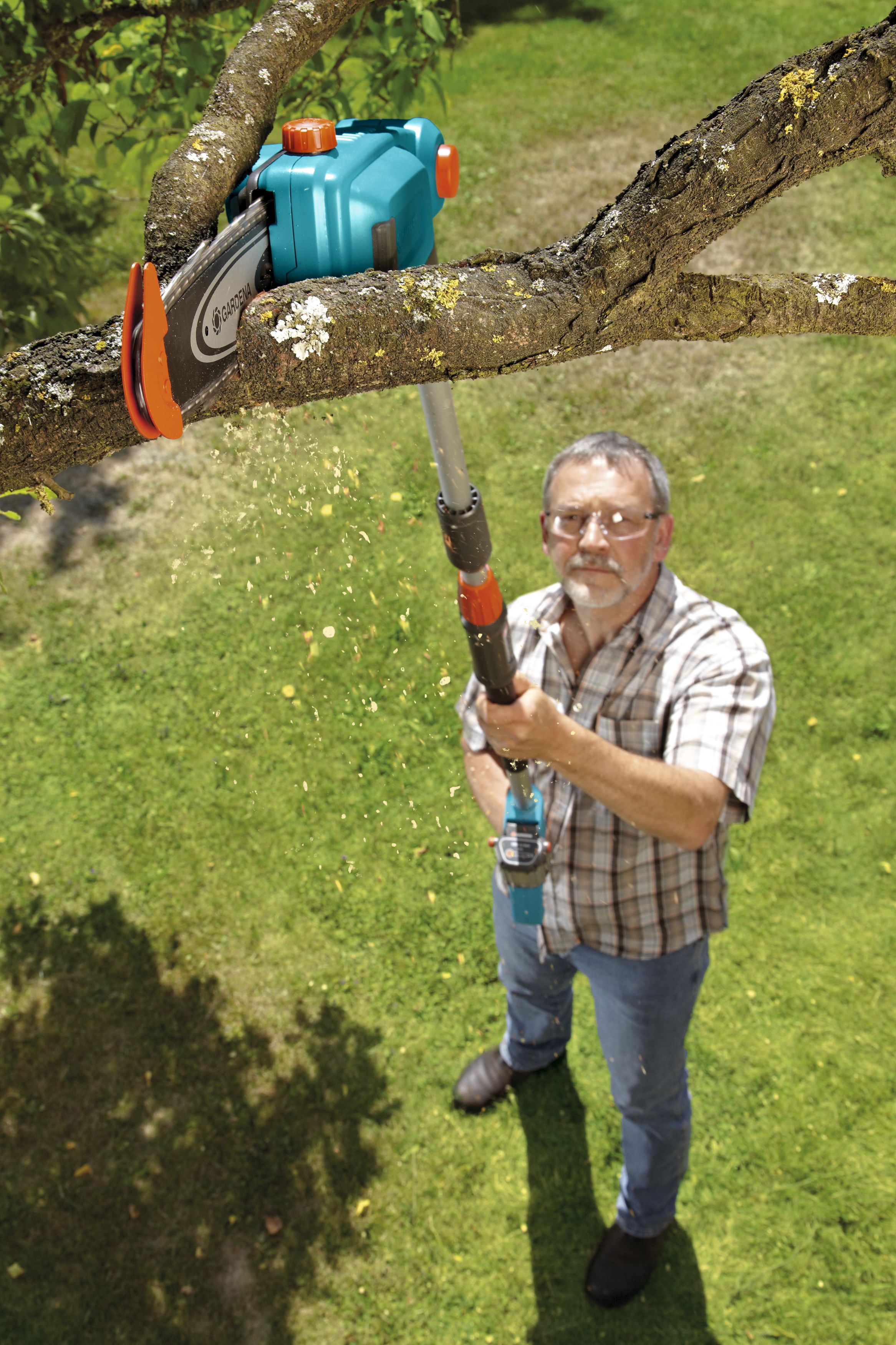 Sierra de pértiga telescópica con Accu TCS Li 18/20