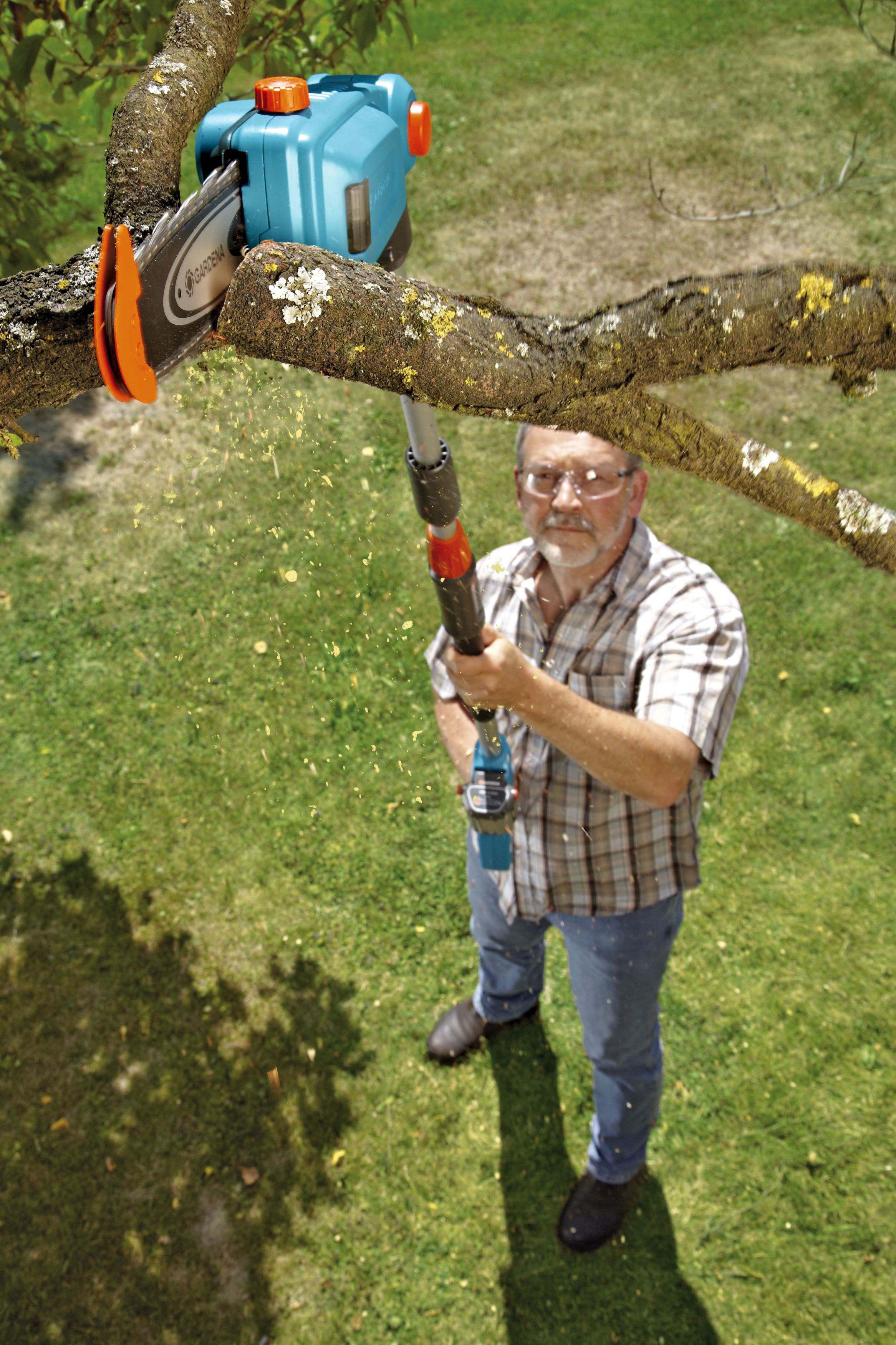 Sierra de pértiga telescópica con Accu TCS Li 18/20