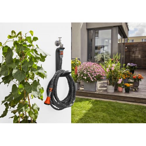 TapFix para almacenamiento de manguera Liano ™ + 15 m manguera textil Liano ™