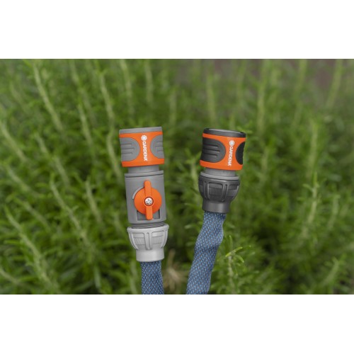 Manguera textil liano ™ 10 m con conector de grifo para grifos interiores establecidos, con bolsa de almacenamiento
