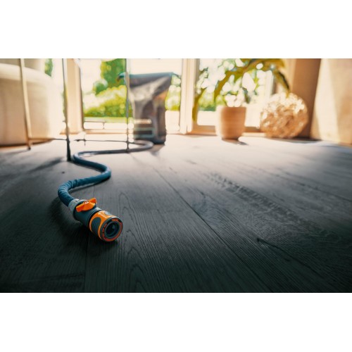 Manguera textil liano ™ 10 m con conector de grifo para grifos interiores establecidos, con bolsa de almacenamiento