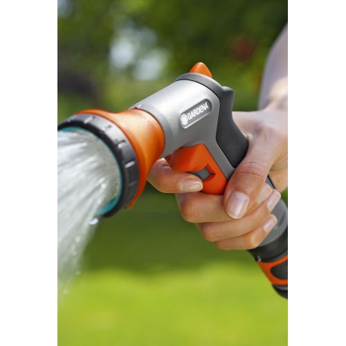 Pistola rociadora de riego multichorro Classic. Blister