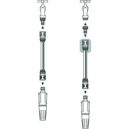 Conector rápido 13 mm (1/2\\\")- 15 mm (5/8\\\"). Blister