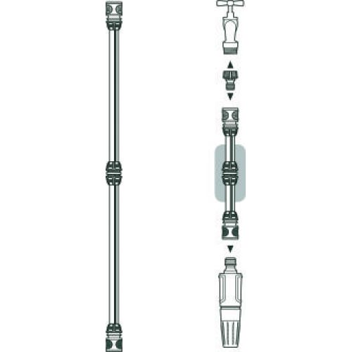 Reparador manguera GARDENA 13 mm (1/2\\\") - 15 mm (5/8\\\"). Blister