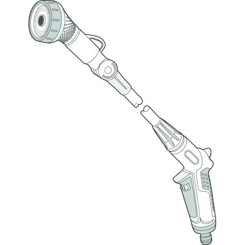 Fusil de riego Comfort para cestas colgantes