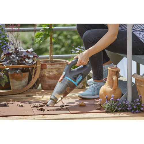 Aspirador exterior EasyClean Li + soporte