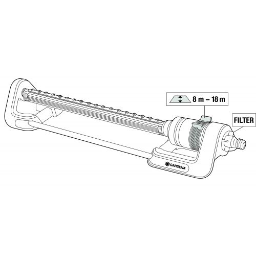 Aspersor Oscilante Aqua L