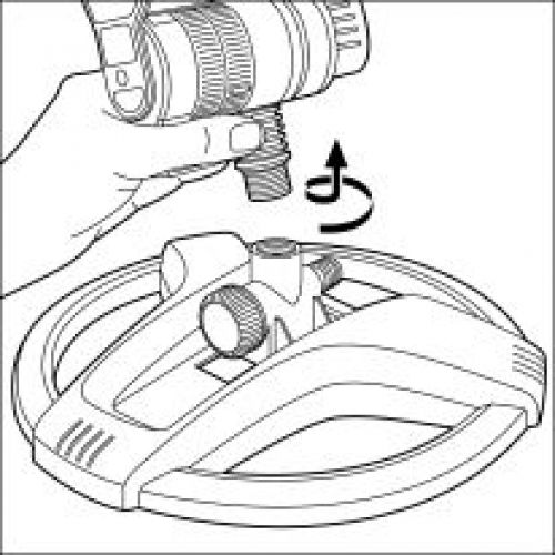 Aspersor Oscilante Aquazoom compact