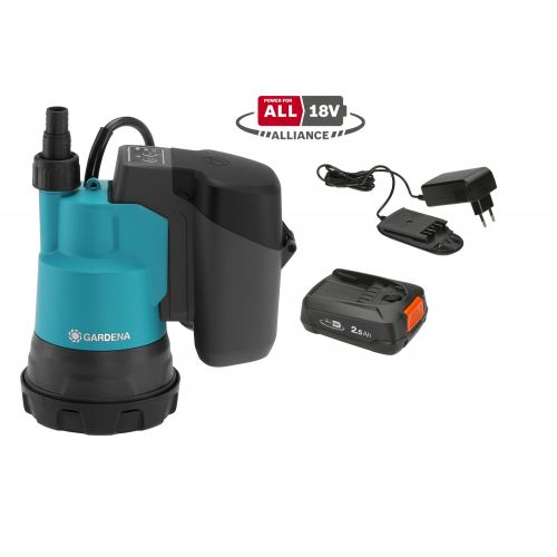 Set Bomba sumergible de agua limpia con batería 2000/2 18V P4A