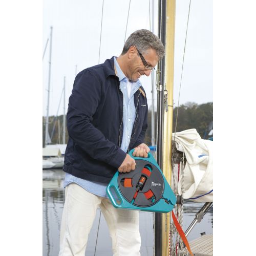 Carrete de manguera plana textil \\\"roll-fix\\\" 15