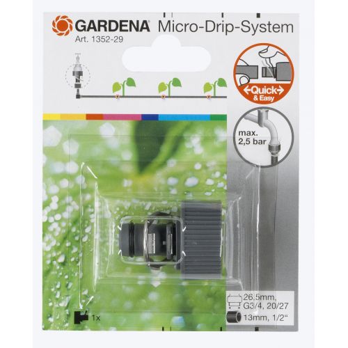 Macho para grifo Micro-Drip GARDENA