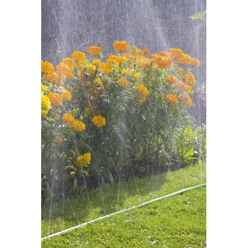 Manguera microperforada verde de 15 m