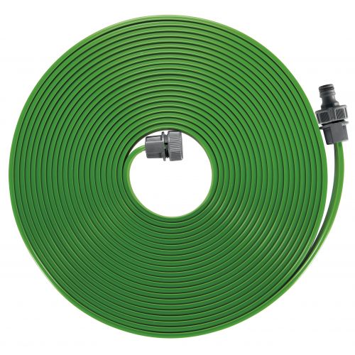 Manguera microperforada verde de 15 m