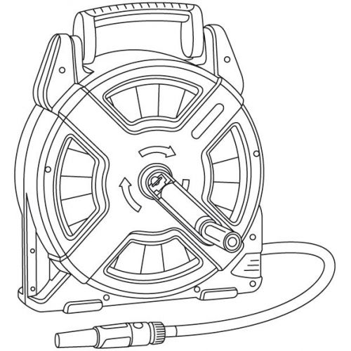 Carrete portamanguera Classic equipado 15