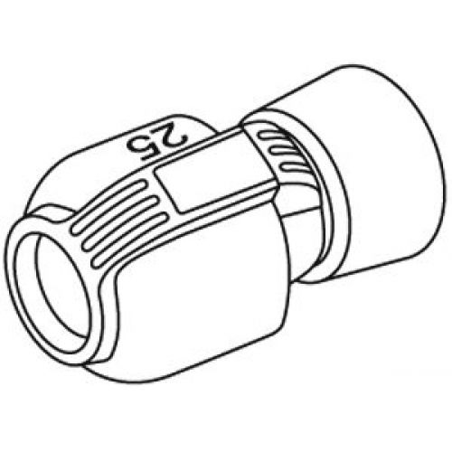 Conector de 25 mm y rosca hembra de 1\\\"