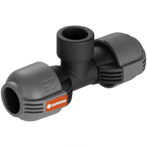 Pieza en T de 25 mm y rosca hembra de 3/4\\\"