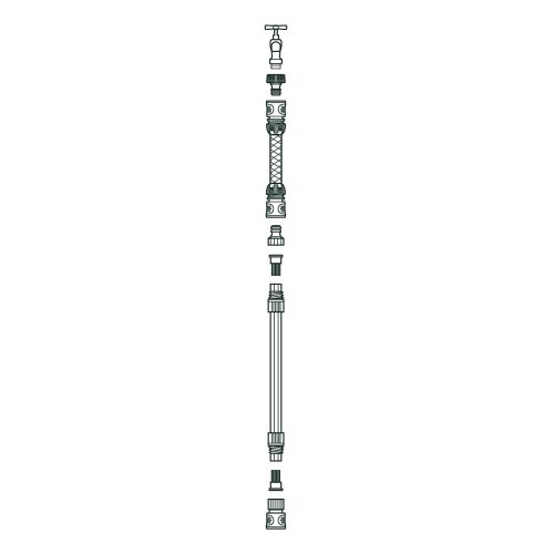 Set de conexiones para mangueras microperforadas