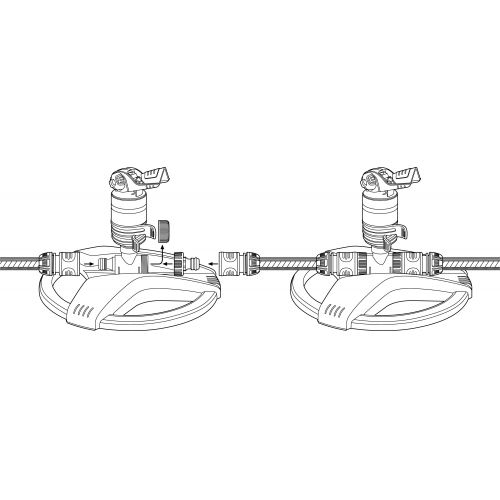 Aspersor con turbina sectorial con Base Comfort