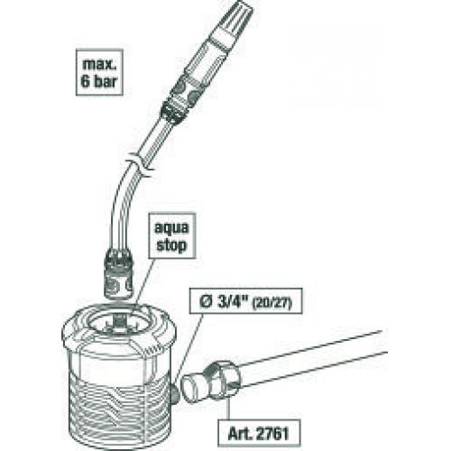Conector de agua