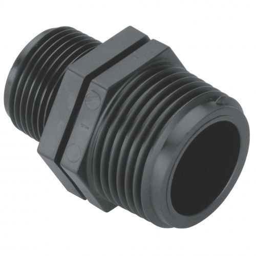 Conector para válvula con 1\\\" + 3/4\\\" rosca ext.