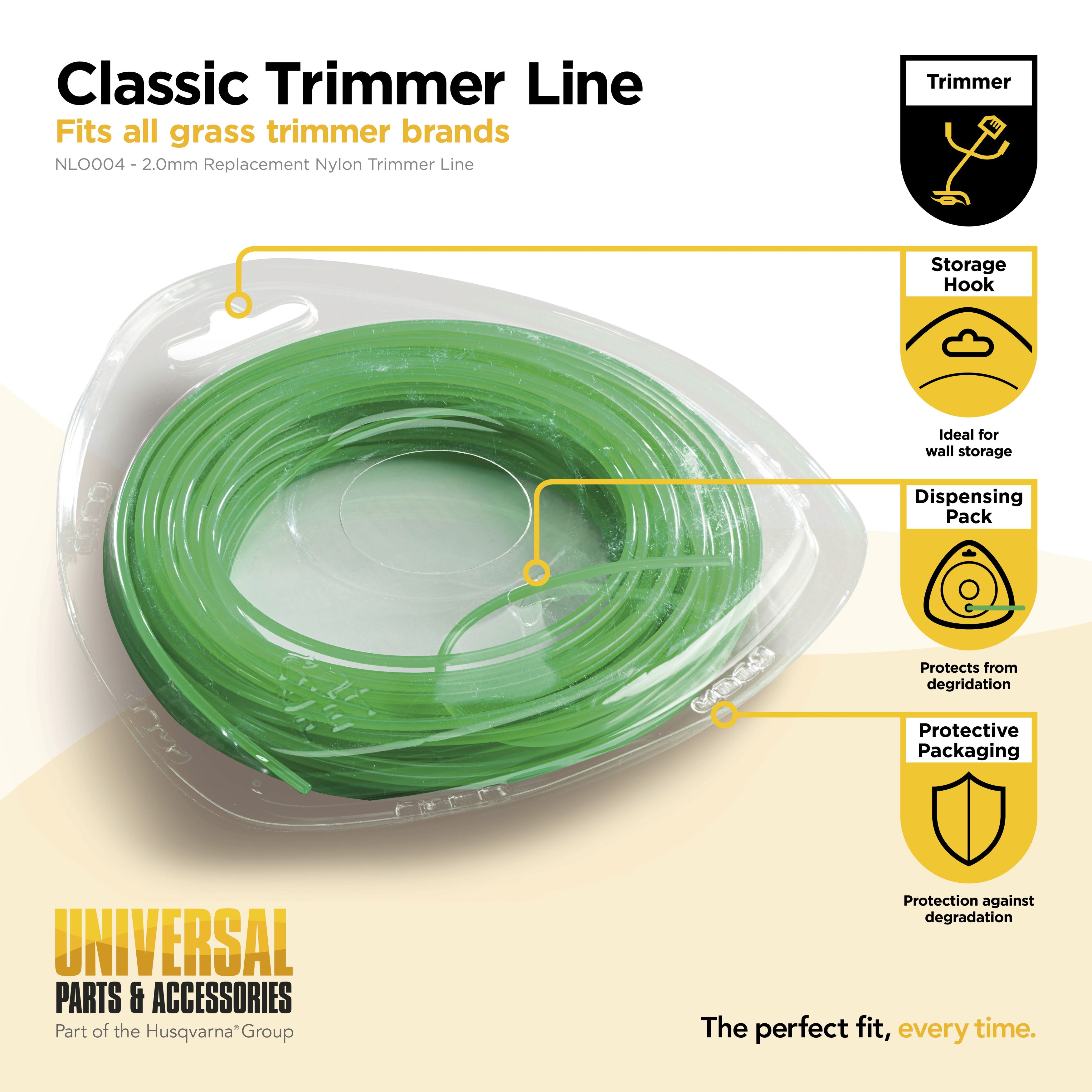 Hilo de nylon redondo Ø2,0 mm x 15m