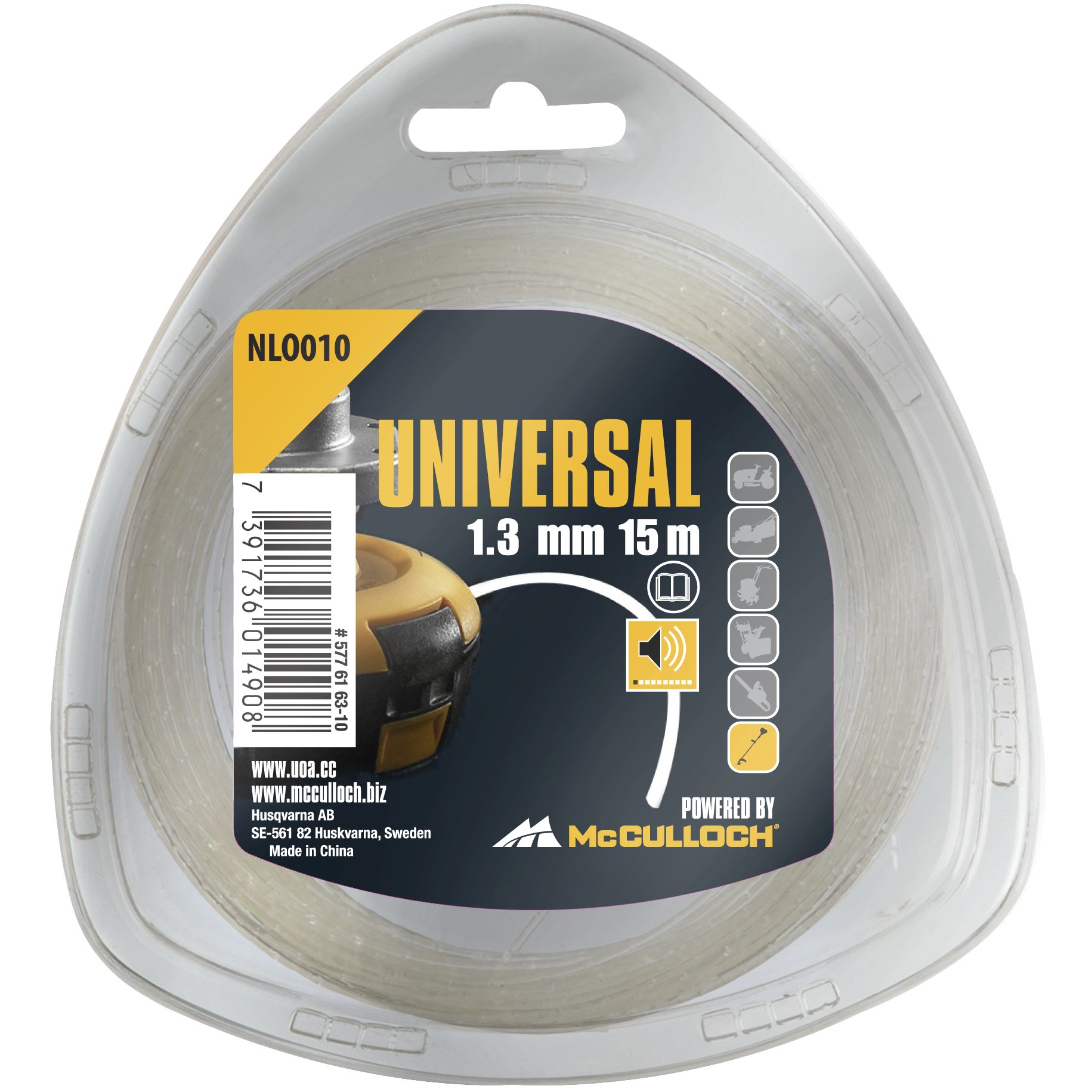 Hilo de nylon 1.3mm x 15m - Silencioso